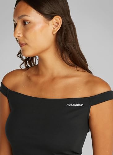 Blouses Calvin Klein Jeans LOGO BARDOT MILANO J20J225542 EU - vue 5
