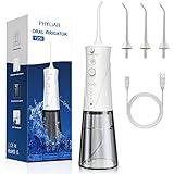Cordless Water Dental Flosser for Teeth - PHYLIAN Portable Water Teeth Cleaner Picks with Powerful...