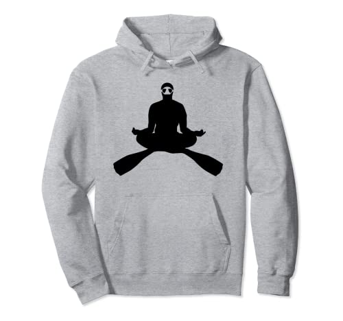 Meditation Yoga Freediver Diver Freediving Pullover Hoodie
