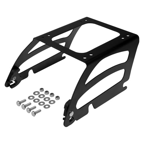 バイク用リアラゲッジラック For Springer For Softail - EFI FXSTSI 2001 2002 2003 2004 2005 オートバイ用荷物ホルダー カーゴシェルフマウントブラケット