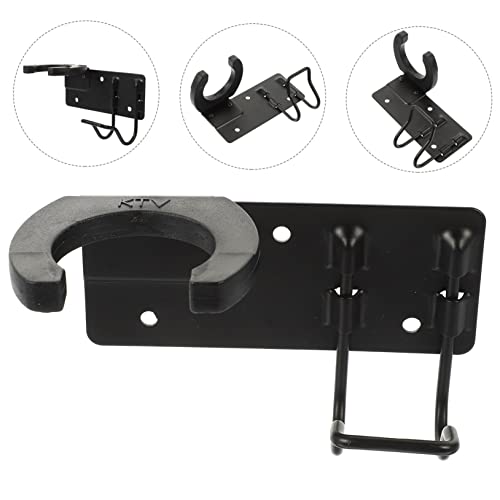 Supvox 3Pcs Microphone Hanger Wall Hanging Hooks Microphone Boom Stand Wall Mounted Hooks Microphone Hanging Racks Wall-Mounted Mic Hanger Mic Supplies Wall Hook Wall-Mounted Black Rubber #TOP1