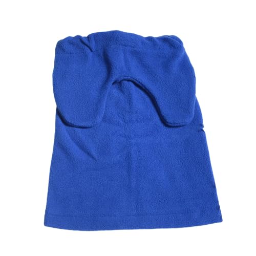 Baoblaze Dog Winter Hat Scarf Earmuffs Cute Noise Protection Polar Fleece Soft Walking with Drawstring Pet Winter Hoodie Dog Headwear, S