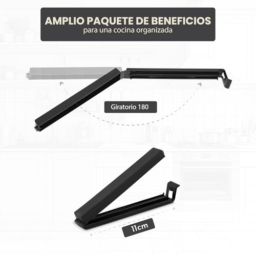 Miniatura 4 de Vaily Clips Para Bolsas Clips De Cierre Negro - 20 Clips Para Bolsas, Bolsas Y Bolsas De Congelador - 11 Cm