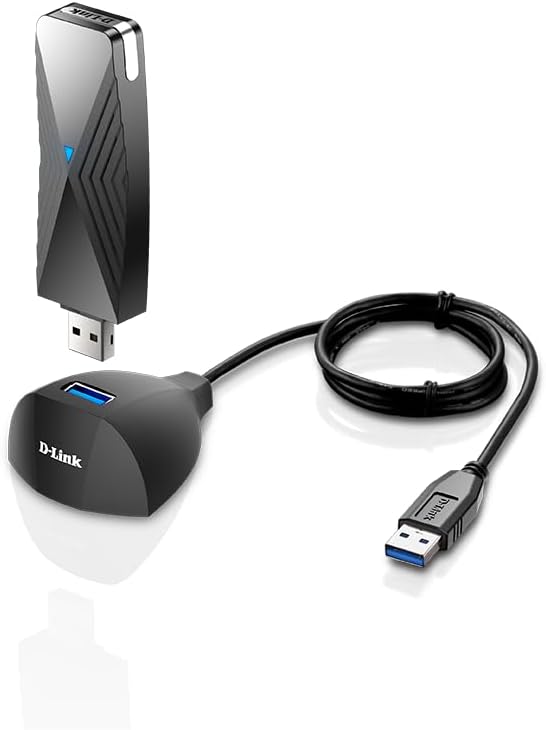 D-Link DWA-F18 VR Air Bridge (Dedicated Wireless Connection from Gaming PC to Meta Quest 2/Quest3/Meta Quest Pro, VR for 360° Movement - Supports Oculus App)