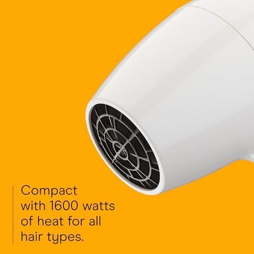Conair Wall-Mount Hair Dryer, 1600W Blow Dryer with LED Nightlight, 2 Heat 2 Speed Settings, White by Conair - Image 3
