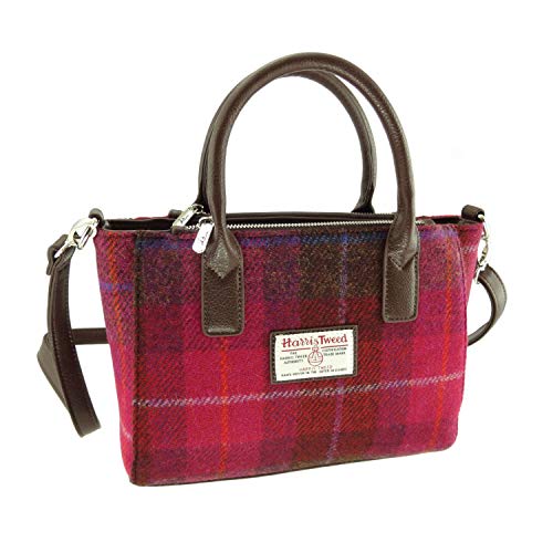 Bolso pequeño Harris Tweed para mujer Brora miniatura 1
