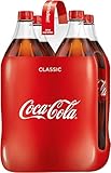 Lieferumfang: 4 x 1,5 Liter Coca-Cola Classic Einweg Flaschen / Erfrischendes und koffeinhaltiges Coca-Cola Geschmackserlebnis für jeden Softdrink Liebhaber