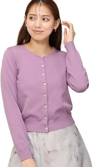 Amazon | [ミッシュマッシュ] カーディガン ベーシックビジュー  