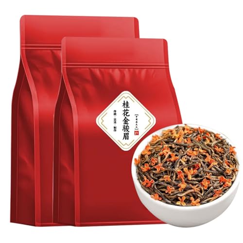 Thé noir Jinjunmei Wuyishan d'exception, parfum délicat miel et osmanthus rare