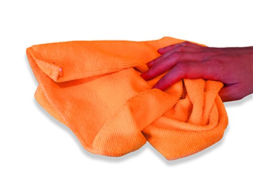 Pacco da 10 di Panni in Microfibra Verdi e