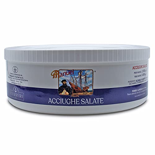 Gesalzene Sardellen aus dem Kantabrischen Meer Premium Curreri 3kg Cover