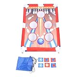 UMDHAIYI Bohnensack Wurfspiel, Tragbar, Eltern-Kind-Interaktion, Sport, Cornhole, Set für Kinder im Freien (N°7888-2)