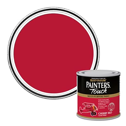 Rust-Oleum AMZ0003 250 ml Målares Touch Toy-Safe Färg - Körsbärsröd Glans