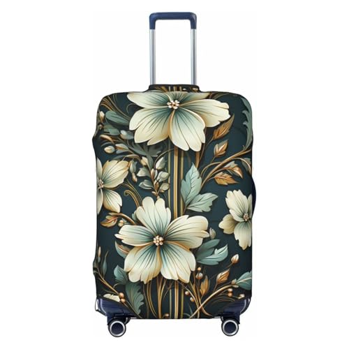 Luggage Cover for Travel Elastic Suitcase Cover Green Vine Plant Luggage Covers Fashion Suitcase Protector Thickened Baggage Cover Dustproof Suitcase Sleeve Fits 18-32 Inch Luggage