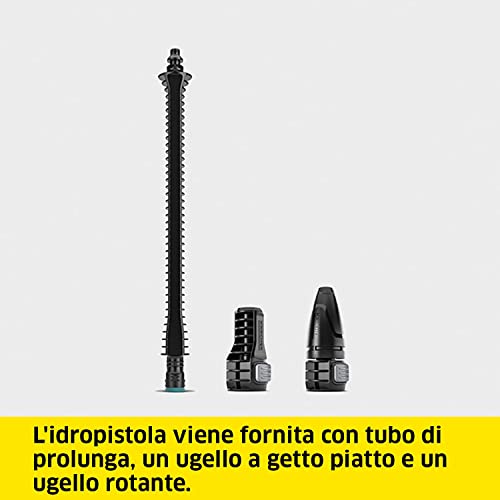 KäRcher Idropulitrice A Pistola 18 V Khb 6 Battery, 24 Bar, Ugello A Getto Piatto E Rotante, Quick Connect, Attacco Per Tubo A3/4", Peso 1,3 Kg, Utilizzabile Con Batteria KäRcher 18 V, Non Inclusa - 3