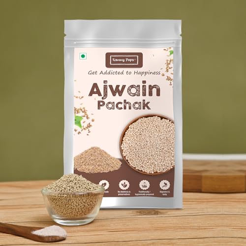 Image of Tummy Pops | Premium Salted Ajwain Ajowan Pachak For Digestion - 950Gm Pouch | After Meal Digestives Mukhwas, Premium Handmade Sweet Mouth Fresheners, Chatpati Churan Goli Pachak