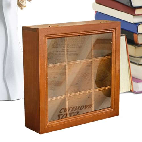 Organizador Joyero de Madera Antipolvo 9 Ranuras para Organizador Joyero de Madera Antipolvo 9 Ranuras para