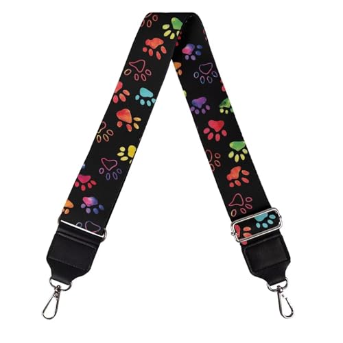 Image of Adjustable Purse Strap Replacement, Wide Shoulder Canvas Bag Strap, Crossbody Handbag Strap