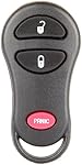 cciyu 1X GQ43VT17T-1 remote key 04686481-1 key fob GQ43VT13T-1 Keyless Entry Remote Car Key Fob Clicker Transmitter Alarm 3 Buttons for Chrysler/for Dodge/for Plymouth series 99-05 GQ43VT17T-1