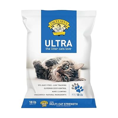 Dr. Elsey's Ultra Unscented Clumping Clay Cat Litter 18 lb Bag