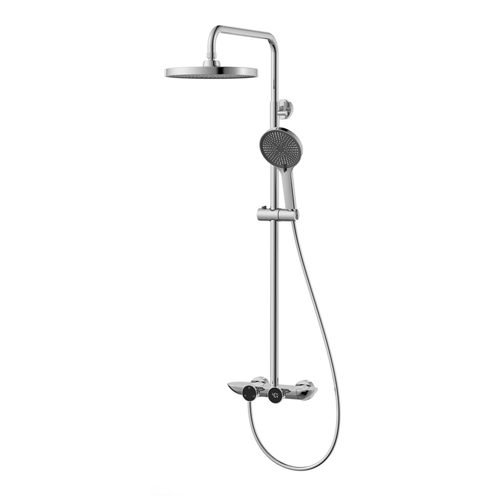 Columna de Ducha Exterior para Pared Cromado
