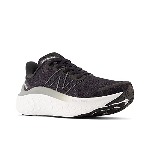 New Balance Women's Fresh Foam X Kaiha Road V1 Running Shoe, Black/Phantom/Silver Metallic, 10 M