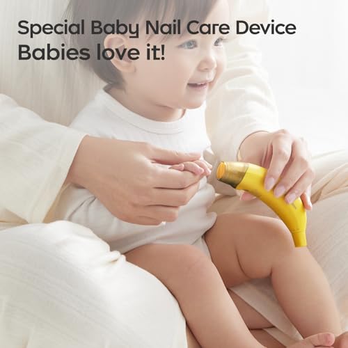 Lime à ongles électrique douce bébé idéale pour la manucure nocturne du nourrisson sans réveil - 2