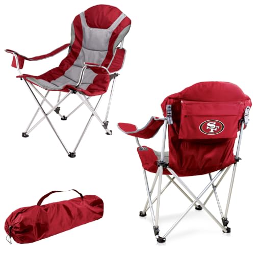 Image of Picnic TIME NFL Unisex-Adult NFL Reclining Camp Chair, Beach Chair for Adults, Sports Chair with Carry Bag