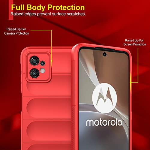Image of Amazon Brand - Solimo Cover for Mobile Phone (Silicone Red)