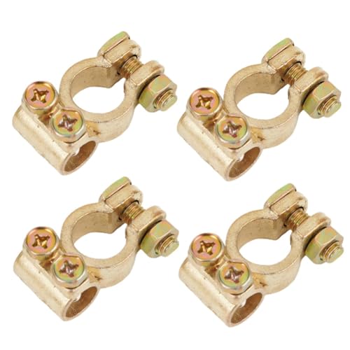 1 Pair Or 2 Pairs Batteries Terminals Leisure Battery Terminals Connectors Clamps Car Van Caravan Motorhome 12V(4Pcs)