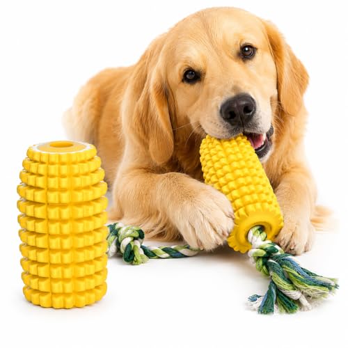 Image of PetVogue Nylon Chew Toy for Aggressive Chewers | Durable Teeth Cleaning Toothbrush, Interactive Indestructible Chewing Toy for Large & Medium Breeds
