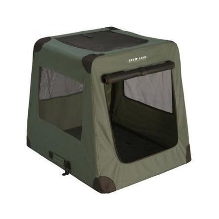 Hunde Transportbox Hundebox Autobox Faltbar Grun Amazon De Haustier