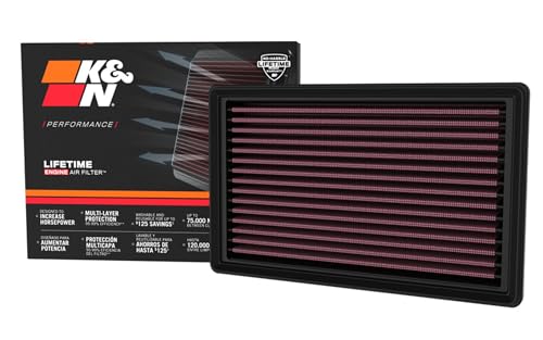 Filtre à air K&N Toyota Yaris性能提高气流 prolongateur de vie moteur 33-3179