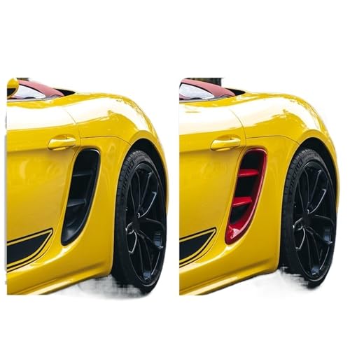 Pegatinas decorativas de ventana lateral trasera para Porsche 718 2017-2021 3