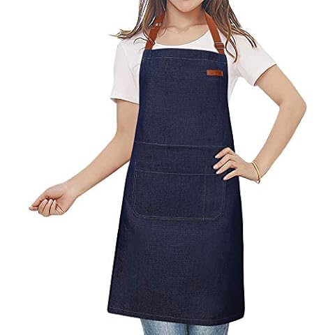 MaoXinTek Denim Apron with Pockets Cover