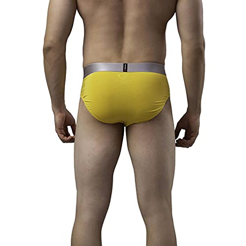 Image of Underjeans Men Cotton Blend Brief - Pack of 2