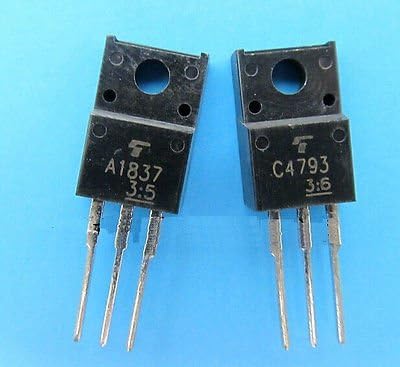5pairs/10PCS 2SA1837 & 2SC4793 A1837 C4793 Transistor NEW