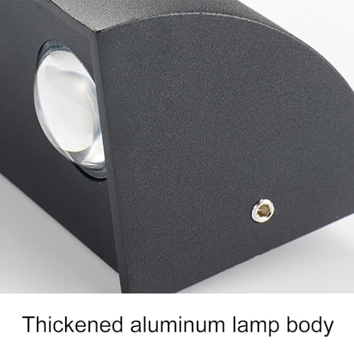 Aplique de pared LED 3W de aluminio impermeable para exterior e interior 5