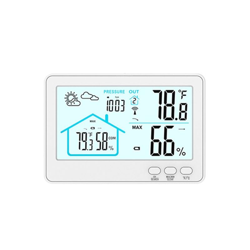 Home Wireless Thermometer Indoor Outdoor Temperature Humidity Meter