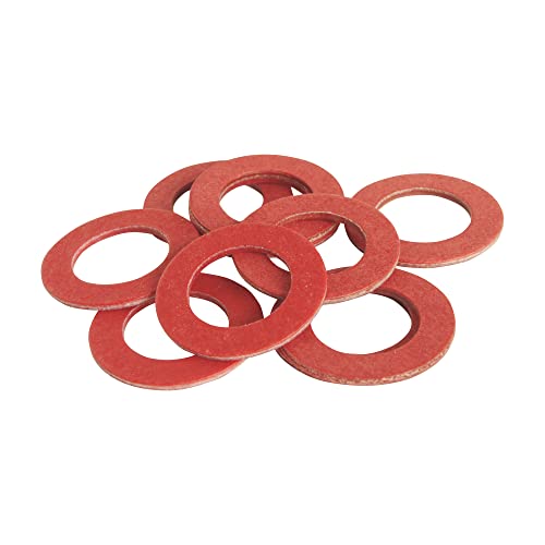 SOMATHERM FOR YOU - CJ115 - Lot de 10 joints fibre intérieur 20/27. Le joint fibre permet de réaliser l'étanchéîté sur les raccords d'eau froide, d'eau chaude sanitaires Gris
