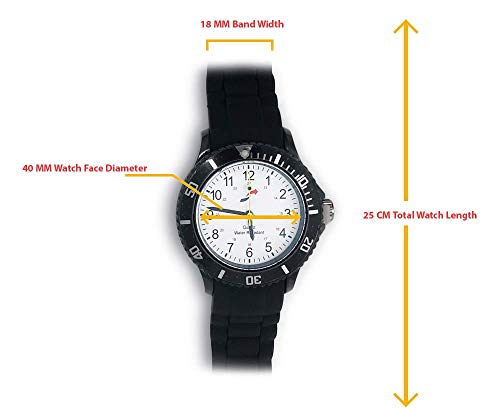 Scrub Smart Basics Watch For Nurses - Black Sw-W-100 #TOP4