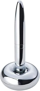 EIO Gifts Personalised Balancing Ball Point Pen Clever Desk Accessory - Engraved With Your Custom Text