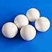 White Solid Rubber Bouncy Balls High Elasticity Round Durable Rebound Spheres 10mm-50mm Diameter for Industrial Vibrating Screen Training Exercise((20pcs) 15mm)
