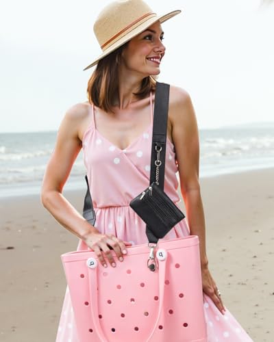 Image of 3 in 1 Strap for Bogg Bag& Clip and Go Strap for Phone with Wallet Crossbody Phone Lanyard Cellphone Lanyard for Women