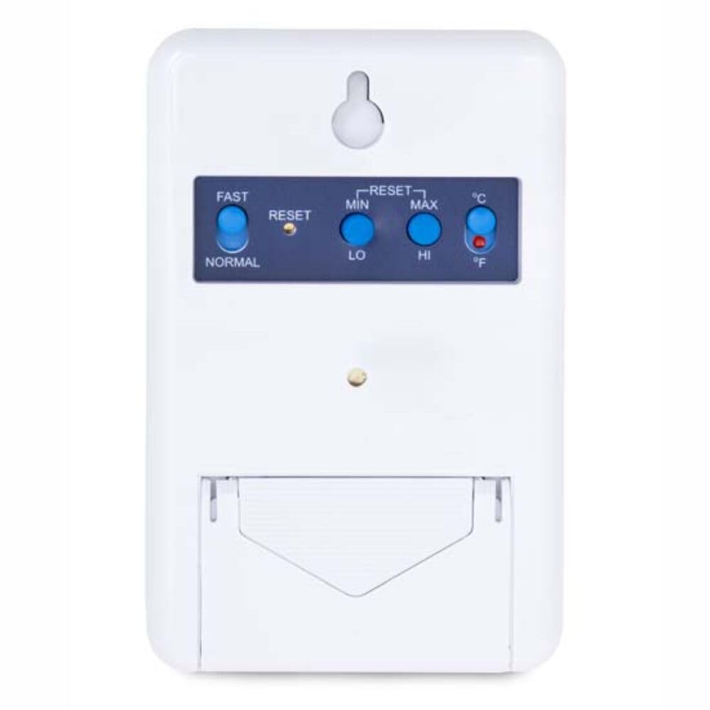 Traceable Termómetro digital para nevera/congelador con calibración; sonda de botella de 5 ml