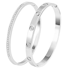 2Pcs Silver Set Style 2