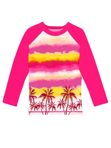 Image of Remimi Unisex Kids Rash Guard Long Sleeve SPF 50+ Tie Dye Sun Shirt 3-12 Years
