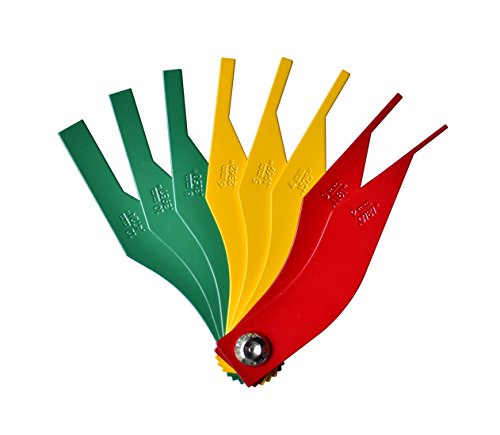 Iteq Brake Lining Thickness Gauge 8 Piece Sae & Metric Steel Constructions #TOP2