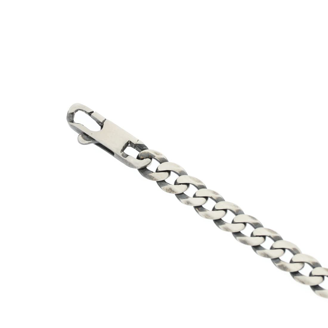 Giuzi - Bracciale Uomo Argento 925 Personalizzabile con Targhetta Incisa, Catena Grumetta Regolabile, Idea Regalo Uomo con Confezione