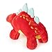 The Petting Zoo Baby Stegosaurus Stuffed Animal Plushie, Dinosaur Animals, ZOOLOGEE Red Dinosaur Plush Toy 11 inches